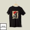 Vintage Japanese Godzilla Great Wave T-Shirt