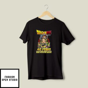 40 Years 1984-2024 Dragon Ball Daima Akira Toriyama Signature Thank You For The Memories T-Shirt