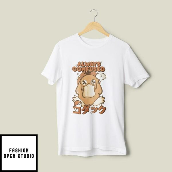 Always Confused Pocket Monsters Graphic T-Shirt Anime