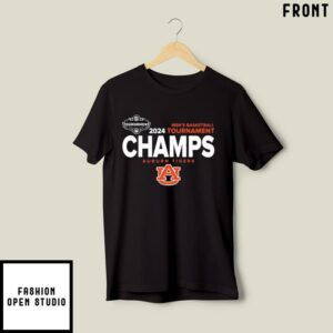 Auburn Tigers SEC Men's Basketball Tournament 2024 Champs T Shirt 2