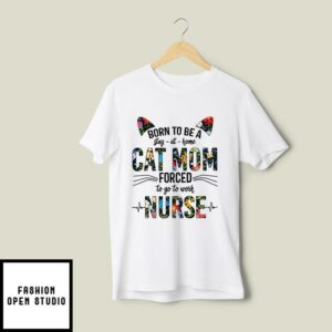 Cat Mom Teacher T-Shirt Teacher Off Duty Stay At Home