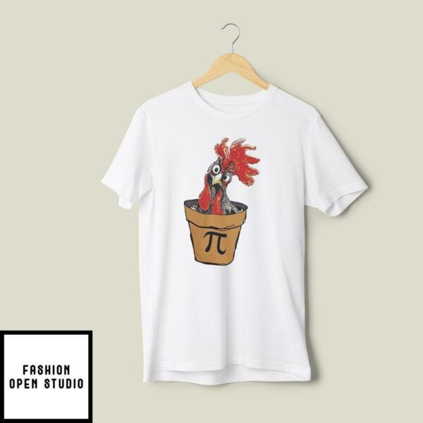 Chicken Pot Pi T-Shirt Maths Joke Pi Day