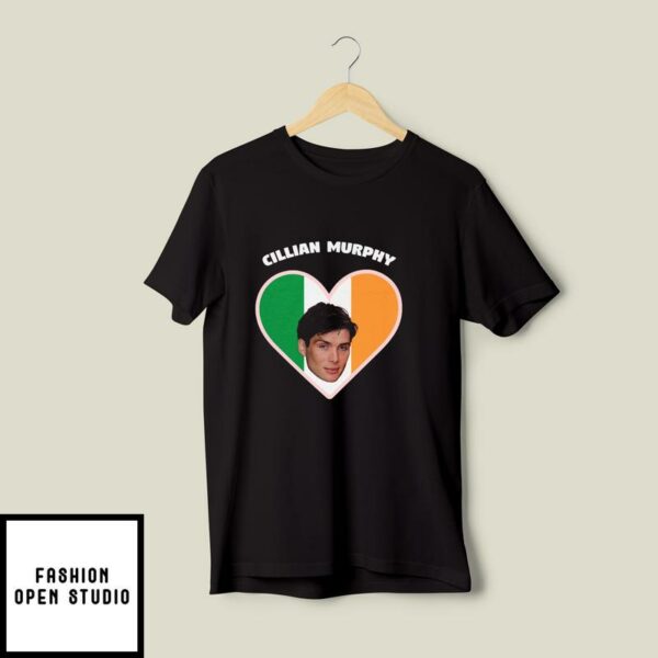 Cillian Murphy Irish Heart T-Shirt