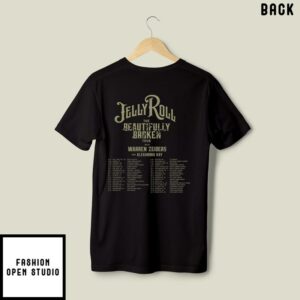 Jelly Roll The Beautifully Broken Tour 2024 T Shirt 3