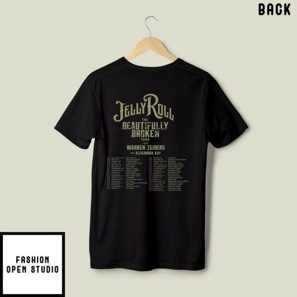 Jelly Roll The Beautifully Broken Tour 2024 T-Shirt