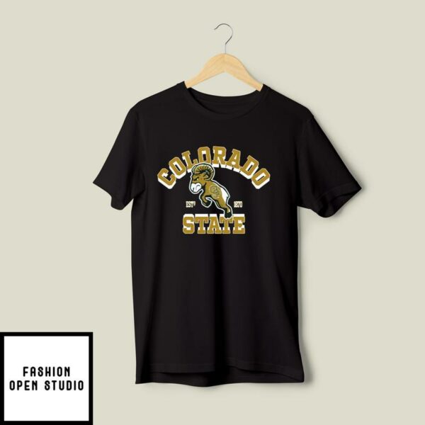 Licensed Colorado State Rams EST 1870 T-Shirt