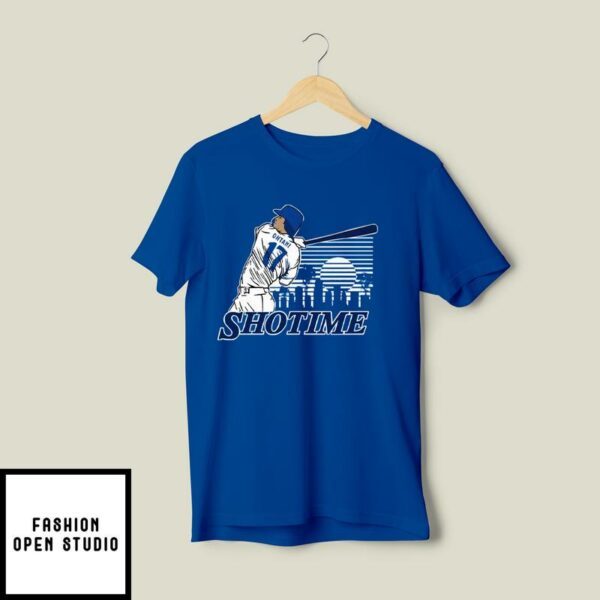 Los Angeles Dodgers Shohei Ohtani Shotime Skyline T-Shirt