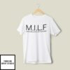 MILF Mom In Love With Food T-Shirt