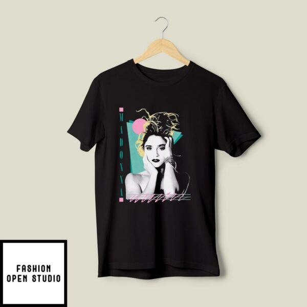 Madonna Queen Of Pop Vintage T-Shirt For Fans