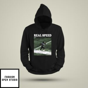 Michael Huff Wearing T’vondre Sweat Real Speed Hoodie