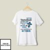 Never Underestimate Autism Mom Covered By Blood Of Jesus T-Shirt October