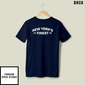 New York City Police Department New Yorks NY Finest T Shirt 1