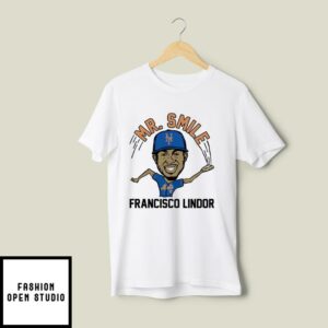 New York Mets Francisco Lindor Mr. Smile T-Shirt