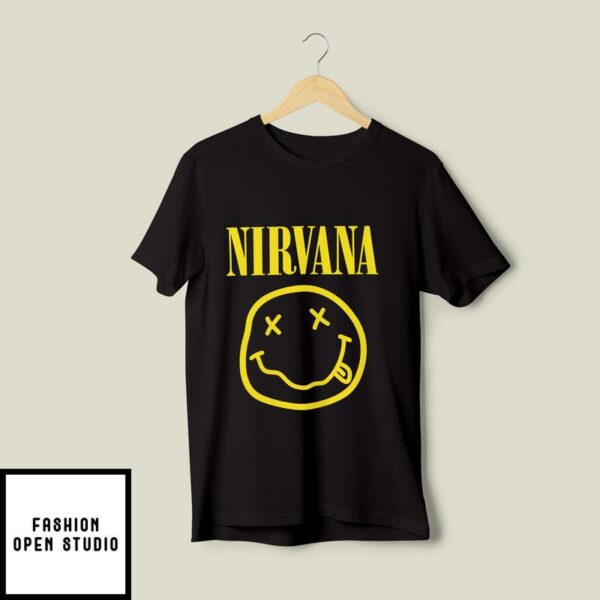 Nirvana Nevermind 90’s Smiley T-Shirt