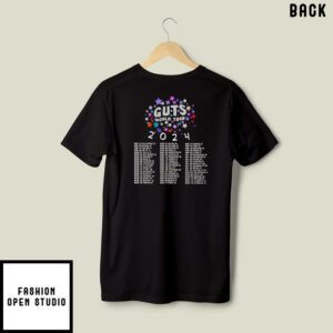 Olivia Rodrigo Guts Tour 2024 T Shirt 3
