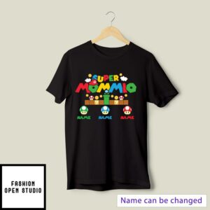 Personalized Super Mommio T-Shirt, Mothers Day Gift Tshirt