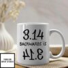 Pi Backward Is Pie Mug Funny Pi Day