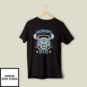 Pokemon Machamp Gym T-shirt  Cool Anime & Manga