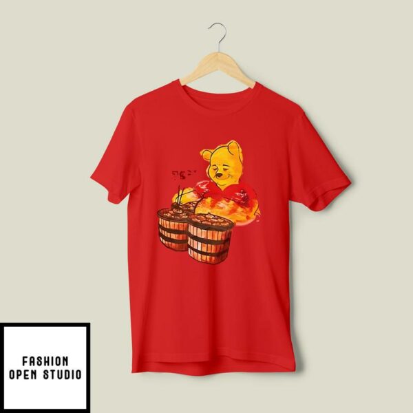 Pooh Chef Dumplings Free China T-Shirt