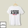 Sean Strickland A Woman In Every Kitchen A Gun In Every Hand T-Shirt