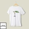 St Patricks Day Lucky Shamrock Coquette T-Shirt