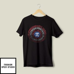 Superhero Captain America Pi Day T-Shirt