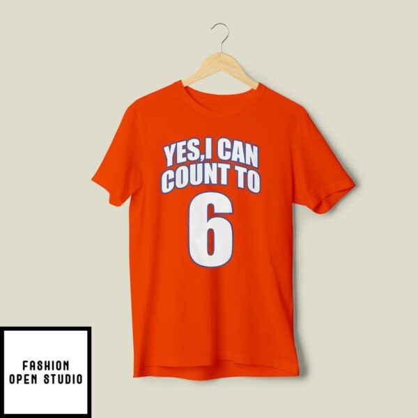 Yes I Can Count To 6 T-Shirt Florida Baseball
