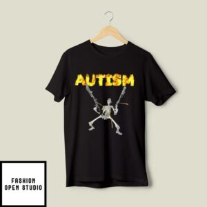 Autism Skeleton Meme T-Shirt