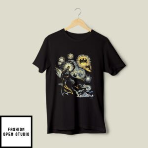 Batman Starry Night Van Gogh Graphic T-Shirt
