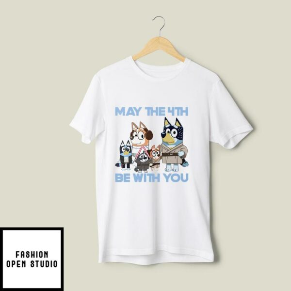 Bluey May the 4th Be With You Star Wars T-Shirt