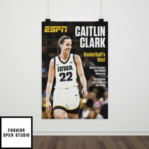 Caitlin Clark Basketball’s Best Record Breaker Poster