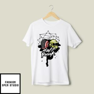 Daft Punk T-Shirt Cartoon Head Electronic Duo French Music