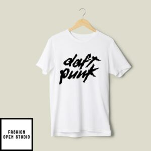 Daft Punk T-Shirt Logo Classic Electronic Duo French Music