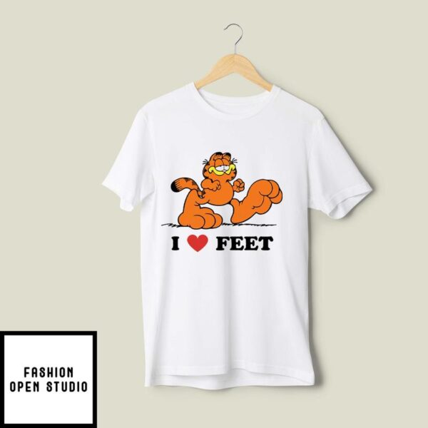 Garfield I Love Feet T-Shirt