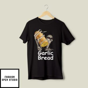 Garlic Bread Skeleton T-Shirt