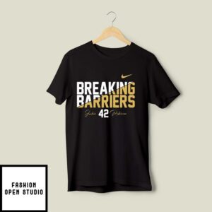 Happy Day Breaking Barriers Jackie Robinson 42 T-Shirt