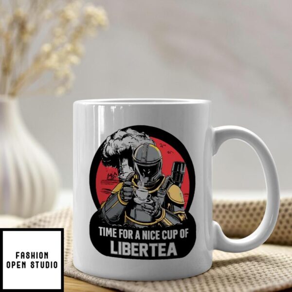 Helldivers 2 Time For A Nice Cup Of Libertea Mug