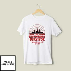 I Survived The Nyc Earthquake April 5th 2024 New York City T-Shirt