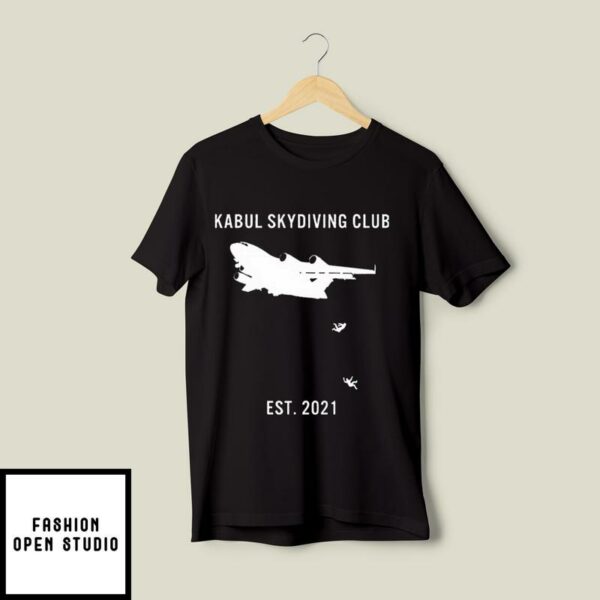 Kabul Skydiving Club T-Shirt Kabul Afghanistan