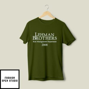 Lehman Brothers T-Shirt Risk Management Department 2008