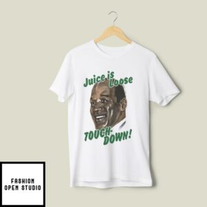OJ Simpson Juice Is Loose Touch Down T-Shirt
