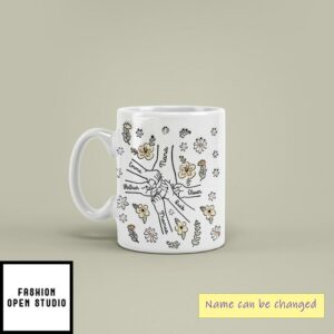 Personalized You Hold Our Hands Mothers Day Mug 1