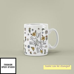 Personalized You Hold Our Hands Mothers Day Mug 2