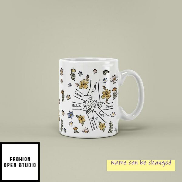 Personalized You Hold Our Hands Mother’s Day Mug