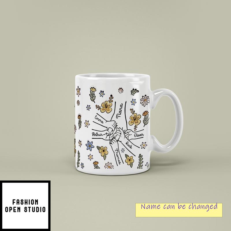 Personalized You Hold Our Hands Mother's Day Mug