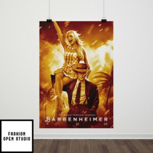 The World Forever Changes Barbenheimer Poster