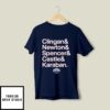 UConn 2024 National Champs Staring 5 T-Shirt