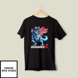 Amerisaurus Rex Independence Day T-Shirt