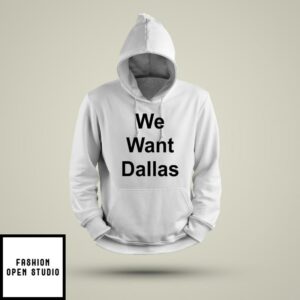 Anthony Edwards Wearing We Want Dallas Hoodie