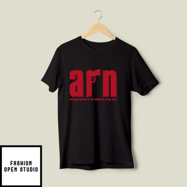 Arn Spilling Brains Of The Concrete Since 1982 T-Shirt Arn Anderson